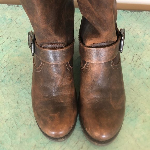 frye veronica shearling mid boot